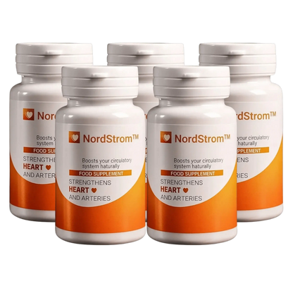 NordStrom™ Instant Hjärt- & Kärlkapslar | Rensar 93 % av blodkärlen på 3 dagar!