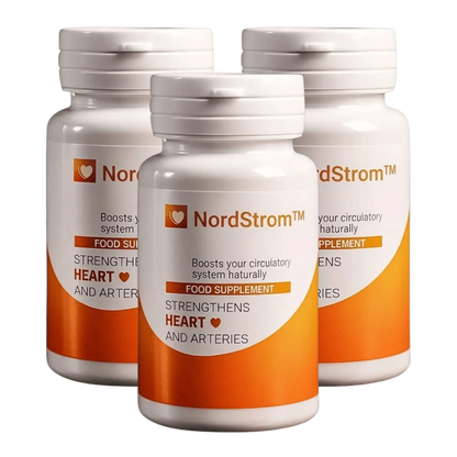 NordStrom™ Instant Hjärt- & Kärlkapslar | Rensar 93 % av blodkärlen på 3 dagar!