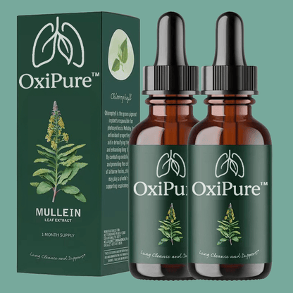 OxiPure™ lungrengörande droppar | Befria dina luftvägar till 95 % på bara 48 timmar