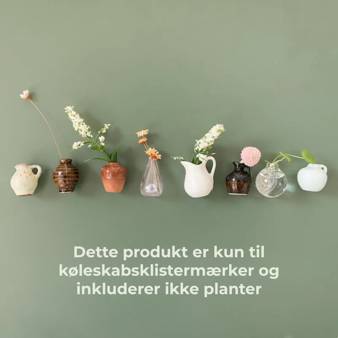 MiniVas™ Magneter – Mini Blomstervas till Kylskåp