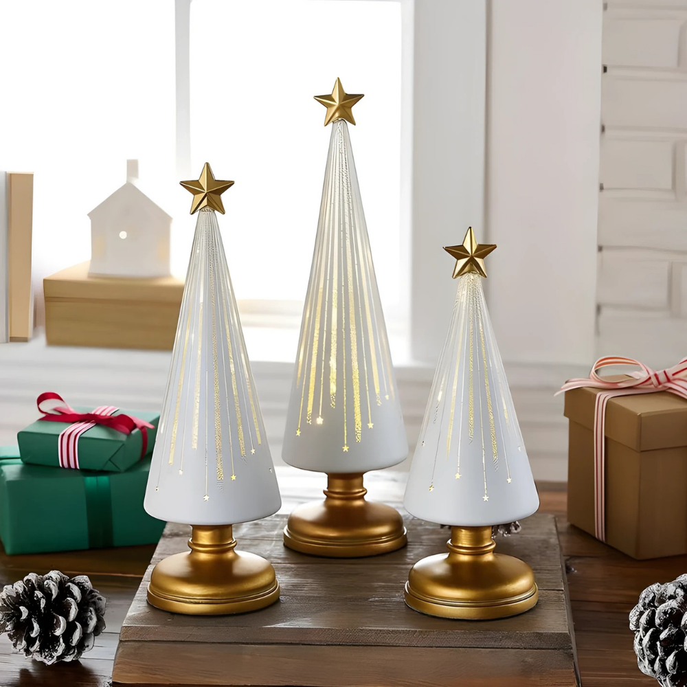 NordicGlow™ – Lysande LED-julgranar