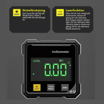 VinkelKlyx™ - Digital Magnetisk Vinkel Låda I Aluminium